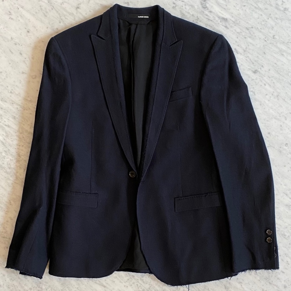Costume National felted wool suit